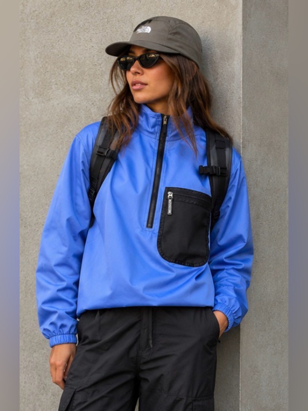 Vintage 1990’s Half Zip Pull Over Windbreaker Jacket
